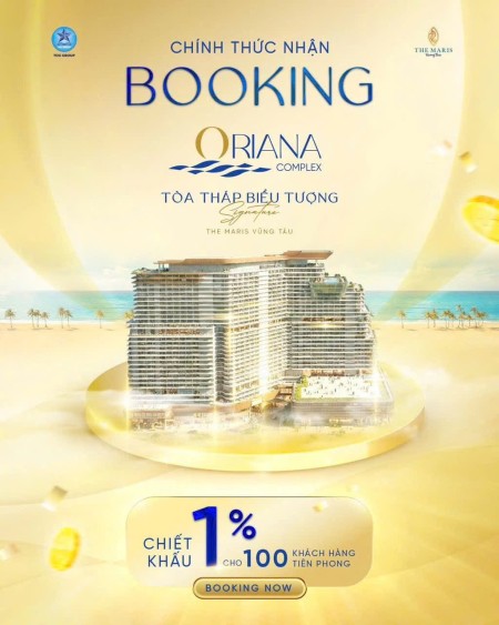  MỞ BOOKING ORIANA COMPLEX chỉ với 20TRIỆU/SUẤT – TÒA THÁP SIGNATURE CỦA THE MARIS VŨNG TÀU