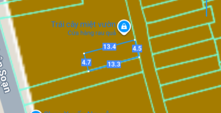 Bán Đất Xây Tự Do - Him Lam Q7 - 65m2 vuông vức ngang 4.55m - Giá 6.x Tỷ (bé)