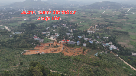 Giao Bán Lô Đất 2 Mặt Tiền Siêu Phẩm 362m2 Tại Xã Yên Bài Ba Vì