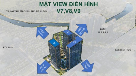 Căn hộ 2PN, 72m2, dự án Sunshine Sky City Q7, liền kề Phú Mỹ Hưng