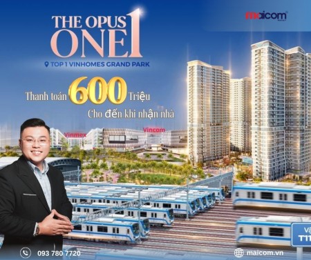 THE OPUS ONE - Căn 2PN 80m², Dự Án HOT Nhất Vinhomes Grand Park