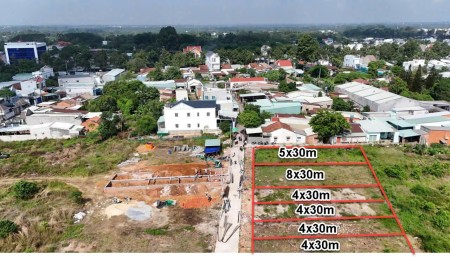 Cần bán lô đất 2 mặt tiền, 5x30, Bình Dương, giá chỉ 1,66…