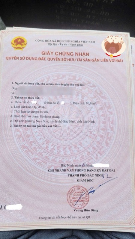 Bán Lô đất trục chính mặt nhìn Khu Công Nghiệp, tại Sơn Trung - Nam Sơn - Bắc Ninh