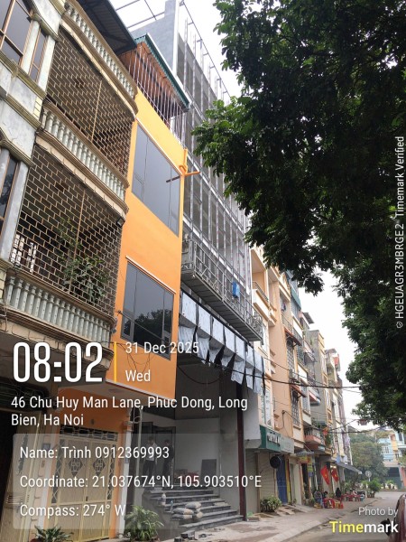 Cho thuê tòa nhà văn phòng 46 Chu Huy Mân, Long Biên (Tách tầng hoặc cả toà)