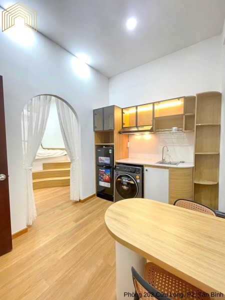 CHO THUÊ CĂN HỘ 1 PHÒNG NGỦ – MÁY GIẶT RIÊNG – CỬU LONG, TÂN BÌNH, GẦN SÂN BAY TÂN SƠN NHẤT