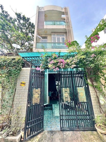 Bán nhà HXT Phan Huy Ích, P.Tân Sơn, Q.Tân Bình – 64m² (4x16) – 4 tầng sân thượng, SHR – 7.65 tỷ TL