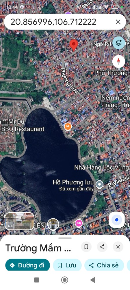 Bán nhà , Phường Vạn Mỹ (cũ), nhà trong ngõ cụt, cách mặt đường Phương lưu 25m.