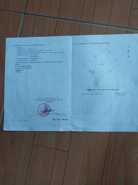 Lô đất Đông Lai, Tân Lạc, Hòa Bình