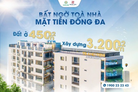 Cần Bán tòa văn phòng và căn hộ 8 tầng 439m2, doanh thu 5.2 tỷ/năm tại đường Đống Đa, Hải Châu