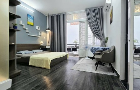 Cho thuê Studio 30m² full nội thất, ban công riêng, Huỳnh Văn Bánh Q3