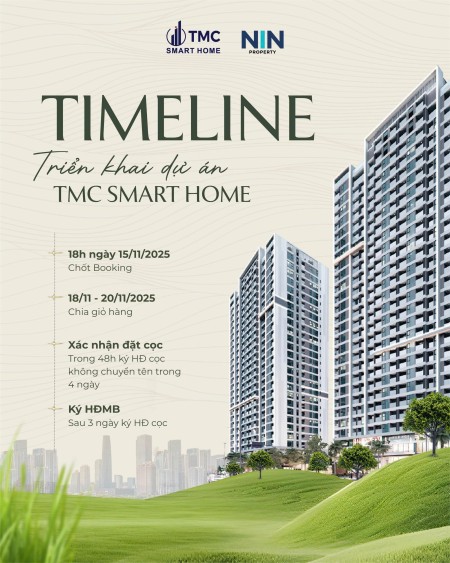 Làn sóng đầu tư chỉ từ hơn 2 tỷ đồng - Tại Tây Hồ Tây - Sở hữu ngay căn hộ cao cấp TMC Smart Home