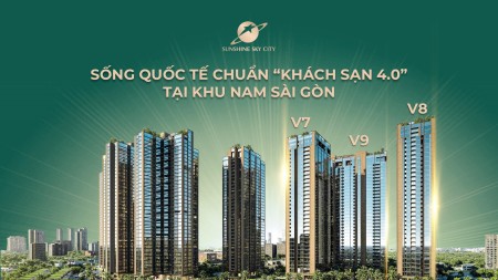 Rổ hàng V7 chủ đầu tư "Sunshine Sky City" Quận 7 view đẹp trả trước 20% giá từ 8 tỷ 010 all in