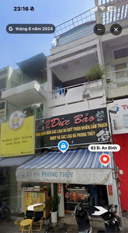 Bán nhà mặt tiền đường An Bình P6 Q5 vị trí siêu đẹp tiện kinh doanh