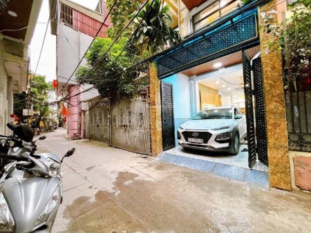 Bán nhà Hoàng Liệt dt 50m2 x5T, ngõ oto tránh, thang máy, nhà mới, 9.35 tỷ