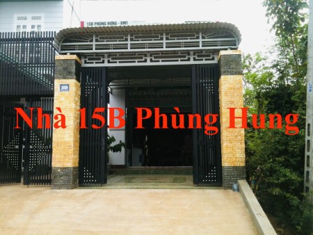 Nhà riêng tại 15B Phùng Hưng. P EaKao (P. EaTam Củ). Tỉnh Đắk Lắk (Gần Chợ - Đại Học Tây Nguyên)