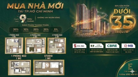 Không cần tài chính lớn vẫn mua được nhà Thuận An TT 9 triệu/tháng. The Emerald Garden View 35tr/m2
