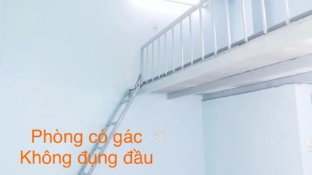 Cho thuê phòng trọ có gác, ban công P.6 Gò Vấp, gần Nguyễn Oanh