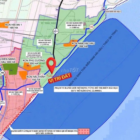 Cơ hội đầu tư đón sóng siêu dự án nghỉ dưỡng Xuân Thiện, sát bãi tắm, khu KT Ninh Cơ chỉ với 1,5 tỷ