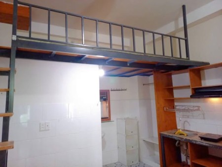 Phòng trọ full nội thất có gác lửng, sân vườn, Hẻm 47 Trương Minh Ký, Gò Vấp