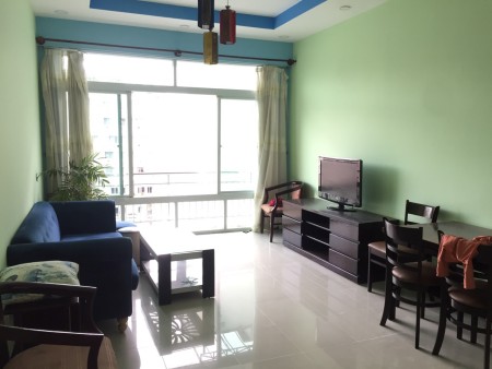 Cho thuê Căn Hộ Tản Đà court Quận 5, Dt : 101 m2, 3PN, Giá : 14 tr/th, Có Nội Thất