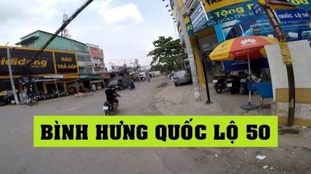 Bán nhanh nền đất kdc Bình Hưng Bình Chánh Ql50