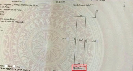 LÔ ĐẤT ĐẸP KHU 1,3HA – ĐẰNG LÂM, HẢI AN – VỊ TRÍ ĐÁNG SỐNG