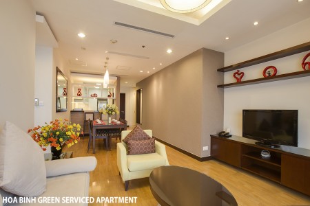 Bán CC Hòa Bình Green Apartment, 124m2, 3PN, 2WC, giá 12,4 tỷ