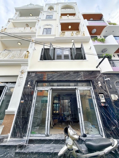 NHÀ MỚI 4 TẦNG CÓ THANG MÁY – XE HƠI TRONG NHÀ - CÁCH QUẬN 7 CHỈ CÂY CẦU - NHỈNH 8 T