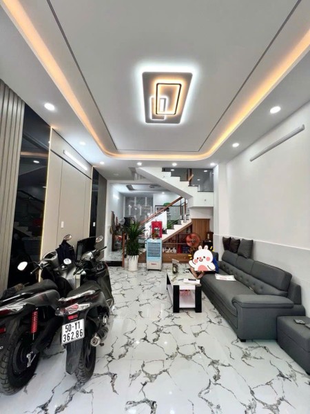 Bán nhà gần Khu Gò Xoài, Bình Tân 2 tầng DTSD 90m2 hẻm 6m 5.1 tỷ (tl)