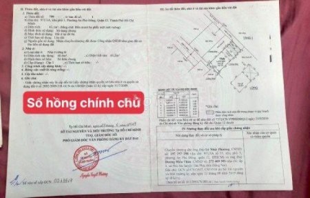 Nhà bán SHR chính chủ hẻm 971/3A An Phú Đông Q12, sát Gò Vấp