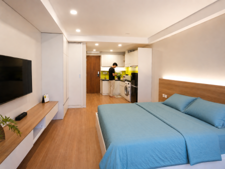 Studio full đồ 30m² – 2 phút ra Hồ Tây – chỉ 7 triệu/tháng