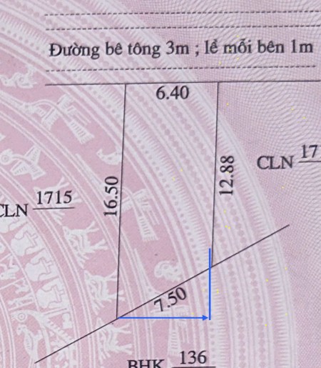 645 triệu - đất trung tâm phường Đại Lộc - TP Đà Nẵng