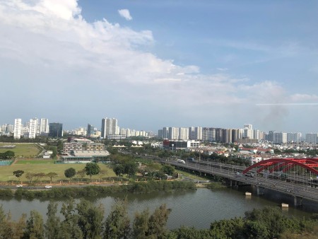 Cho thuê căn hộ Hồng Lĩnh Plaza H.Bình Chánh, Dt : 67 m2, 1PN, Giá : 7 tr/th,