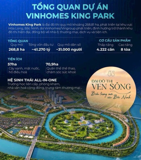 Dự án Vinhomes king park Bắc Ninh