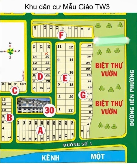 Nhận ký gửi mua bán đất nền dự án Mẫu Giáo Trung Ương 3, đường Liên Phường, Quận 9, TP.HCM