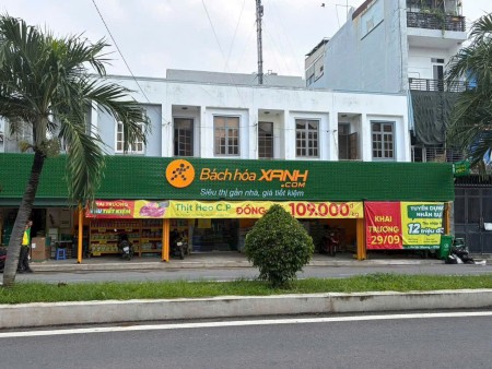 BÁN CĂN NHÀ MẶT TIỀN ĐƯỜNG PHÚ THUẬN ĐANG CHO BÁCH HÓA XANH THUÊ 90TR/ THÁNG