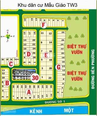 Bán đất nền KDC Mẫu Giáo Trung Ương 3, đường Liên Phường, giá 81tr/m2