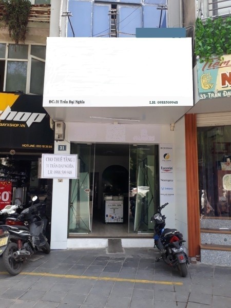Cho thuê tầng 1 phố Trần Đại Nghĩa, Ph. Bách Khoa, HBT, Hà Nội (50M2)