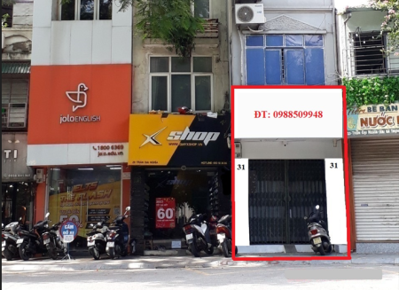 Cho thuê tầng 1 phố Trần Đại Nghĩa, Ph. Bách Khoa, HBT, Hà Nội (50M2)