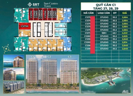Bán căn hộ chung cư mặt biển hạ long 30m2 giá 2,6 tỷ của Sungroup