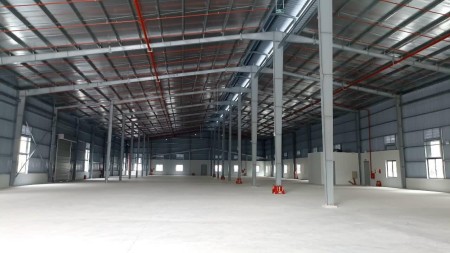 Cho thuê kho xưởng dt 1200m2, 3200m2, 5000m2 trong KCN Quang Minh, Mê Linh, Hà Nội.