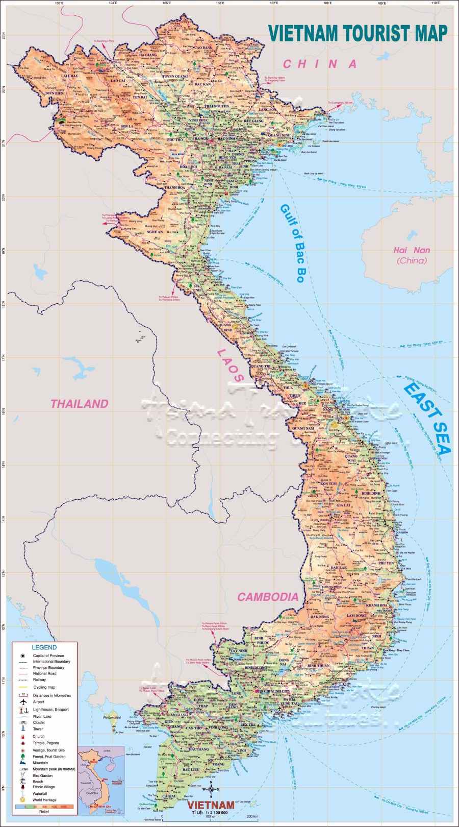Bản Đồ Việt Nam - Map Of Vietnam - Bds123.Vn