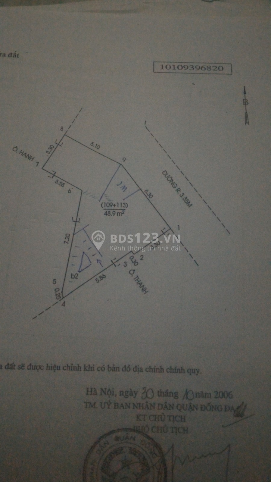Bán nhà 3 tầng cũ đối diện rạp phim quốc gia