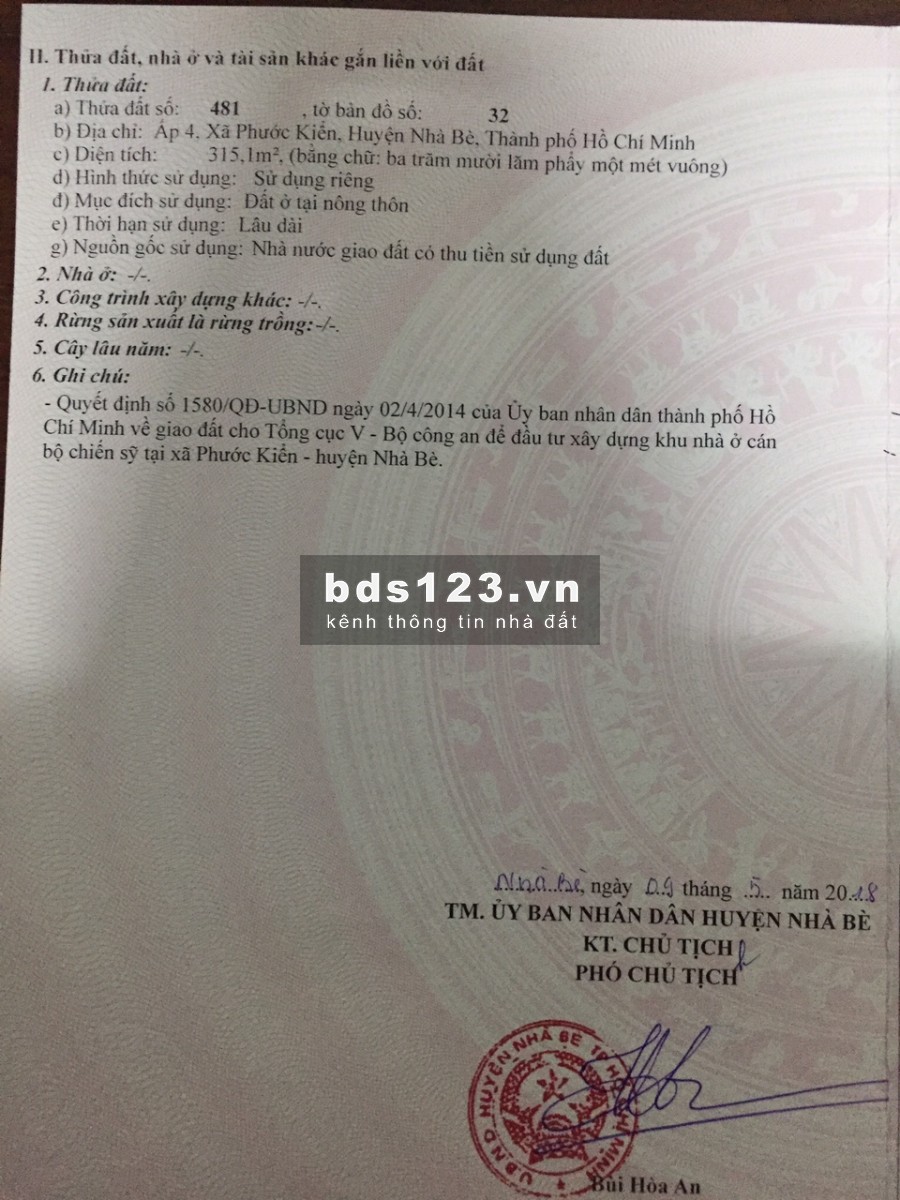 BÁN LÔ ĐẤT VEN SÔNG DỰ ÁN TỔNG CỤC V – BỘ CÔNG AN TUYỆT ĐẸP, LIỀN KỀ PHÚ MỸ HƯNG, GIÁ ĐẦU TƯ CỰC TỐT!!!