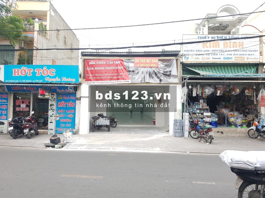 Mặt bằng kinh doanh khu vực tân phú,diện tích 264