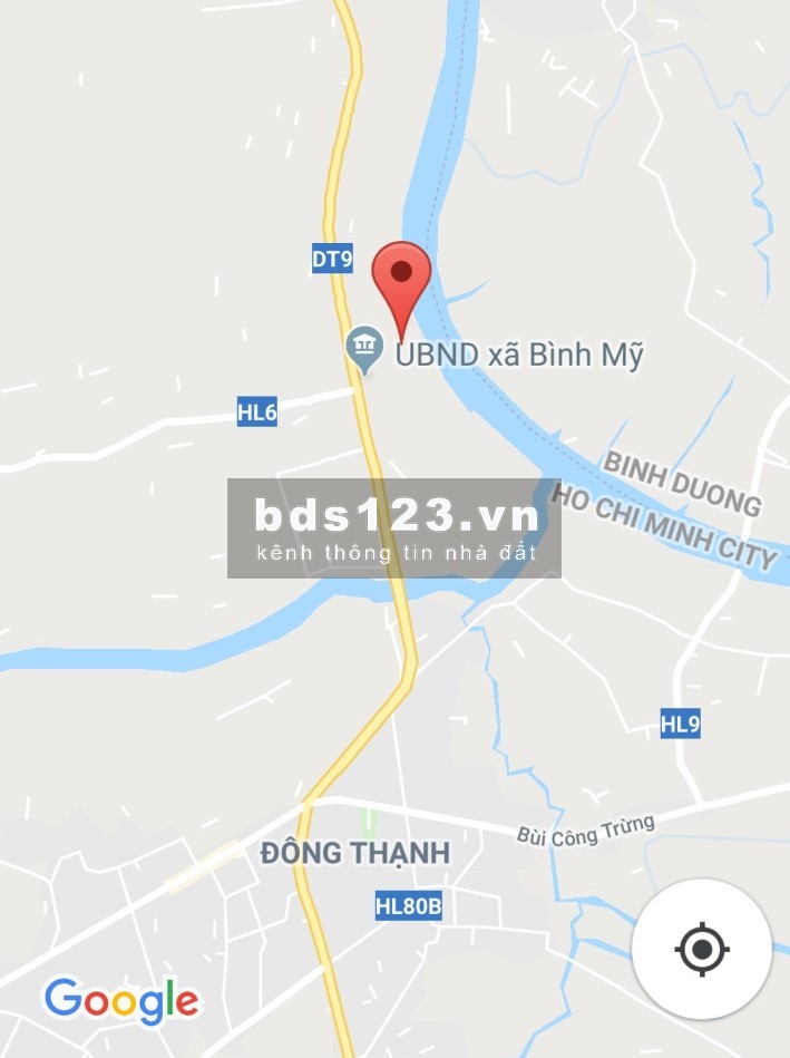 Bán ~ 930m2 đất thổ cư khu vực trung tâm Xã Bình Mỹ, Củ chi