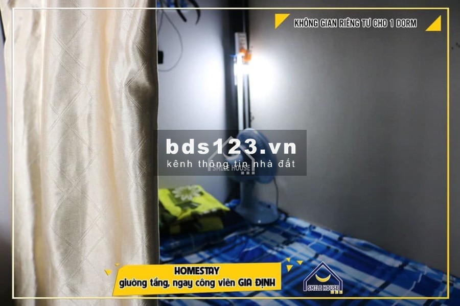 Homestay giường tầng cao cấp giá rẻ bao trọn gói p3 Gò Vấp