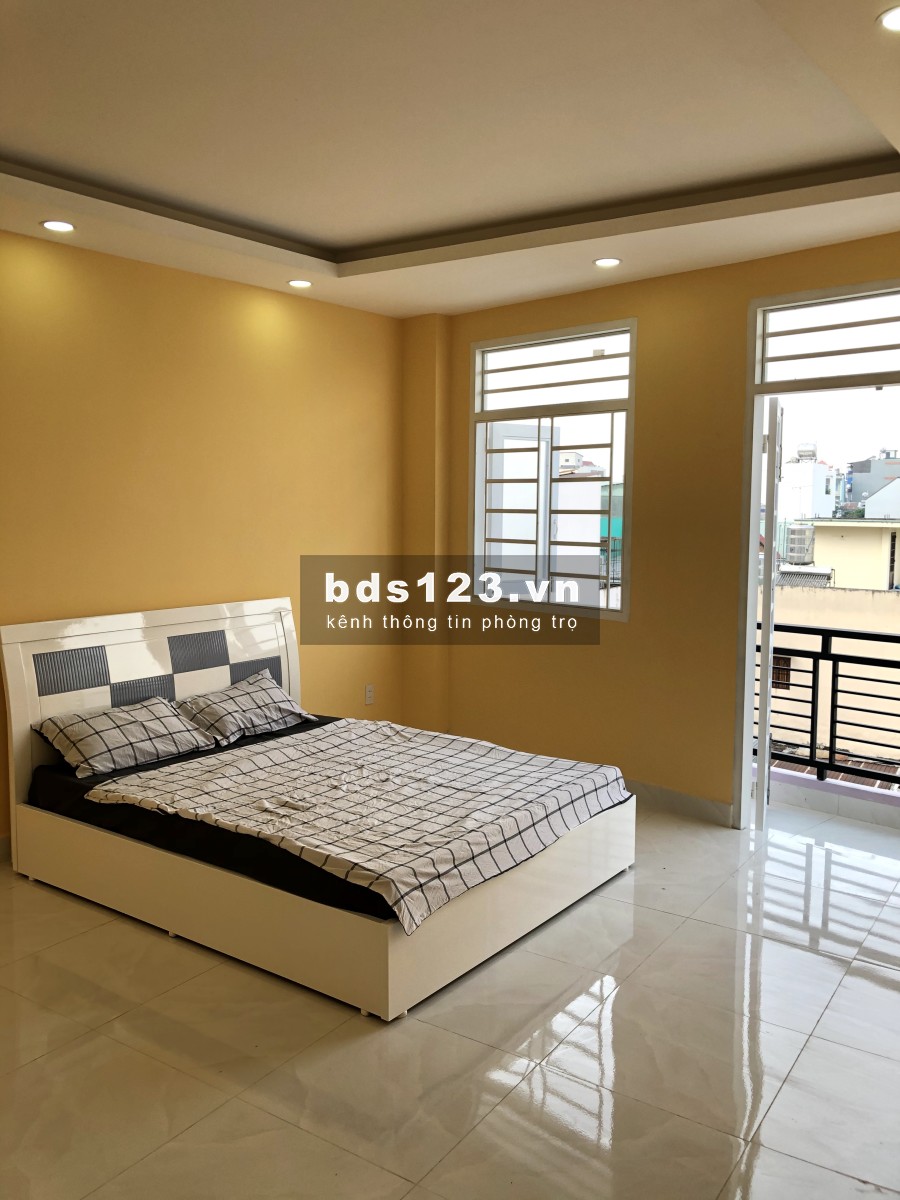 Phòng mới xây, đẹp, có nội thất ban công. Đường Quang Trung Gò Vấp