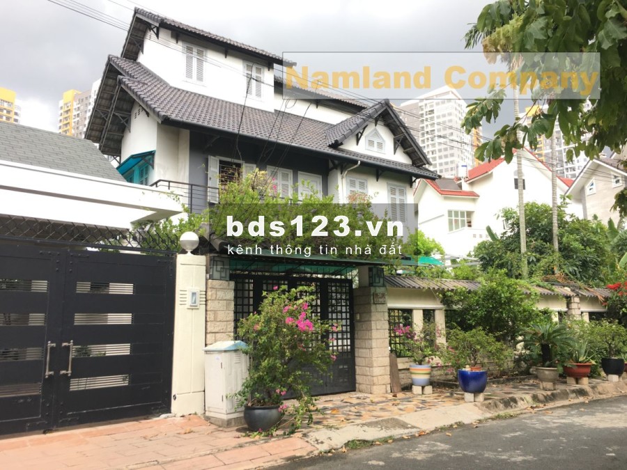 Cho thuê gấp Villa -Biệt thự tại Đường Số 4 , P.Thảo Điền