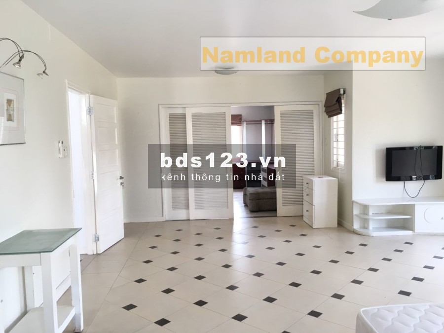 Villa HOT hồ bơi sân vườn cho thuê 515m2 5PN Trần Não - Bình An